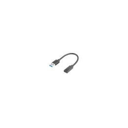 Lanberg AD-UC-UA-03 cable USB 0,15 m USB 3.2 Gen 1 (3.1 Gen 1) USB type A USB Tipo C Negro