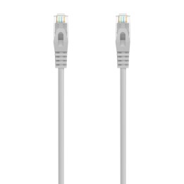 AISENS Cable de Red Latiguillo RJ45 LSZH Cat.6A 500 Mhz UTP AWG24, Gris, 20M