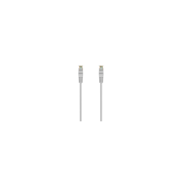 AISENS Cable de Red Latiguillo RJ45 LSZH Cat.6A 500 Mhz UTP AWG24, Gris, 20M