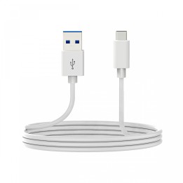 DCU Advance Tecnologic 30402065 cable USB 2 m USB 3.2 Gen 1 (3.1 Gen 1) USB C USB A Blanco
