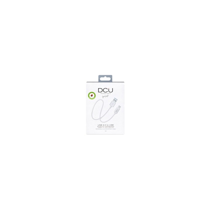 DCU Advance Tecnologic 30402065 cable USB 2 m USB 3.2 Gen 1 (3.1 Gen 1) USB C USB A Blanco