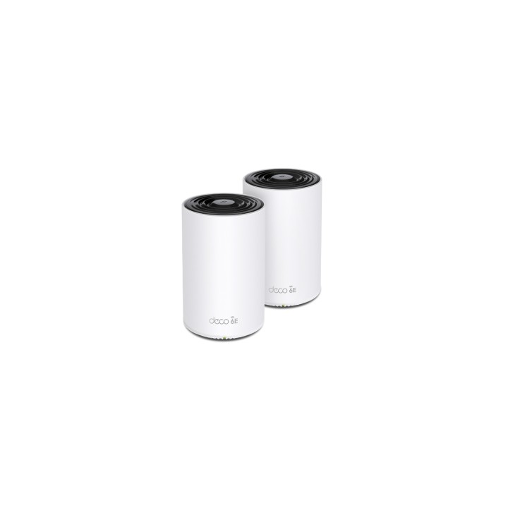 TP-Link Deco XE75 (2-pack) Tribanda (2.4 GHz / 5 GHz / 6 GHz) Wi-Fi 6E (802.11ax) Blanco 3 Interno