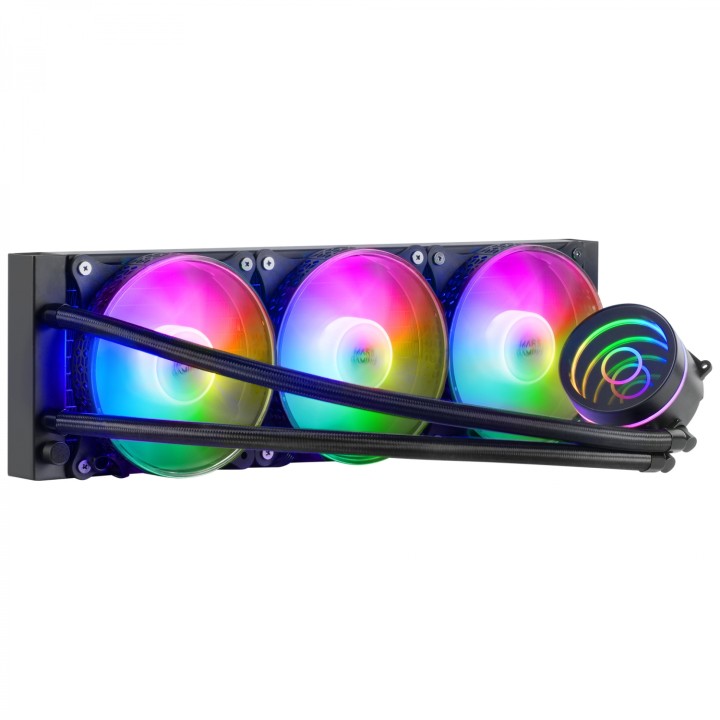 Mars Gaming ML-ONE360 Negro Refrigeración LÍ­quida CPU TDP 550W Espejo Infinito 3 Ventiladores Silenciosos Multisocket Universal