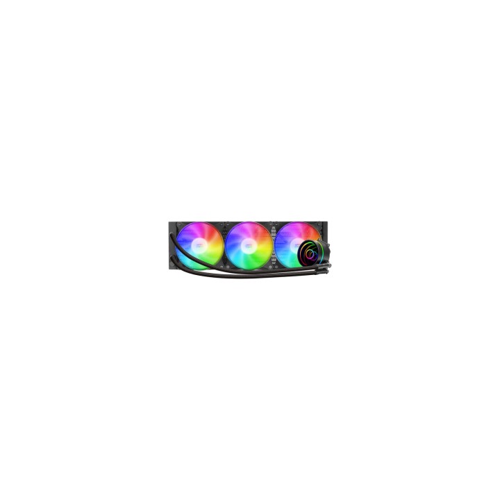 Mars Gaming ML-ONE360 Negro Refrigeración LÍ­quida CPU TDP 550W Espejo Infinito 3 Ventiladores Silenciosos Multisocket Universal