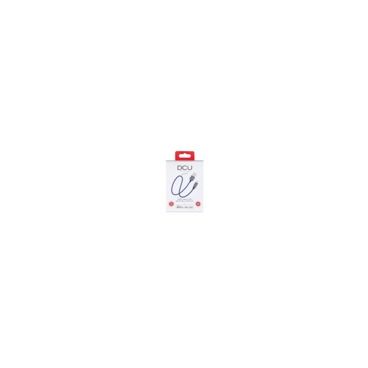 DCU Advance Tecnologic 34101250 cable de conector Lightning 1 m Azul