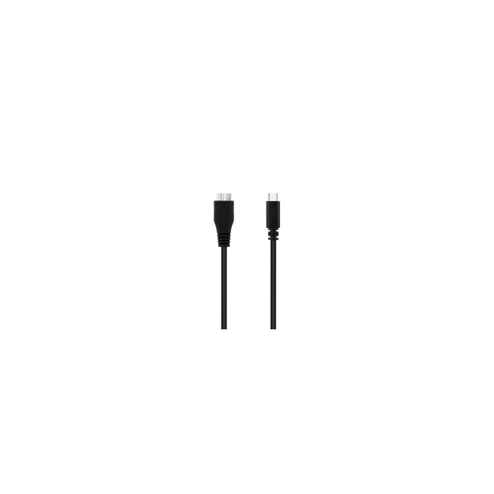 Nanocable 10.01.1201-BK cable USB 1 m USB 3.2 Gen 1 (3.1 Gen 1) USB C Micro-USB B Negro