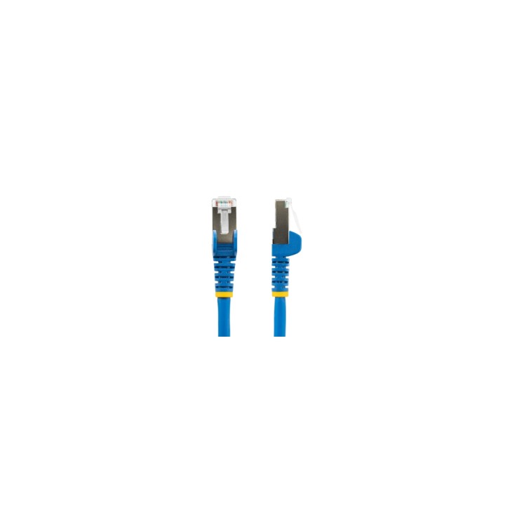 StarTech.com Cable de 2m de Red Ethernet CAT6a - Azul - Low Smoke Zero Halogen (LSZH) - 10GbE - 500MHz - PoE++ de 100W -