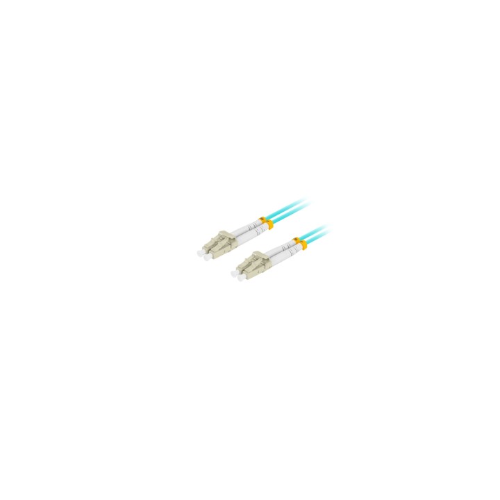 Lanberg FO-LULU-MD31-0010-TQ cable de fibra optica 1 m LC/UPC OM3 Color aguamarina
