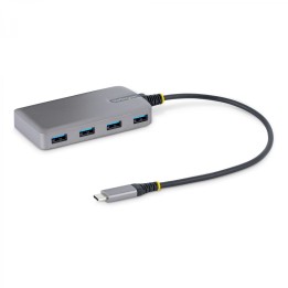 StarTech.com Hub USB de 4 Puertos USBA - USB 3.0 de 5Gbps - Alimentado por el Bus - Concentrador USB-C de 4 Puertos USB-A con