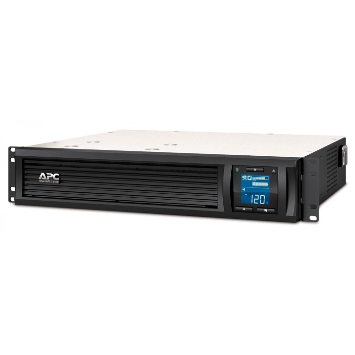APC sistema de alimentación ininterrumpida (UPS) LÍ­nea interactiva 1500 VA, 900 W, 4 salidas AC (2U) Negro