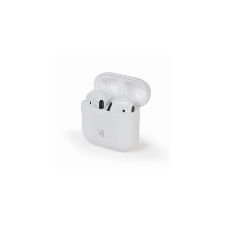 Gembird TWS-MLA-GW auricular y casco Auriculares Inalámbrico Dentro de oÍ­do Llamadas/Música USB Tipo C Bluetooth Blanco