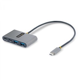 StarTech.com Hub Concentrador USB-C de 4 Puertos con Entrega de Alimentación de 100W de Paso - Ladrón USB Tipo C - - 2x USB-A +