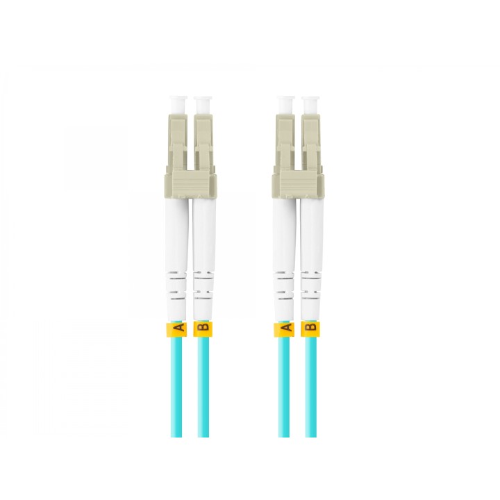Lanberg FO-LULU-MD31-0050-TQ cable de fibra optica 5 m LC/UPC OM3 Color aguamarina