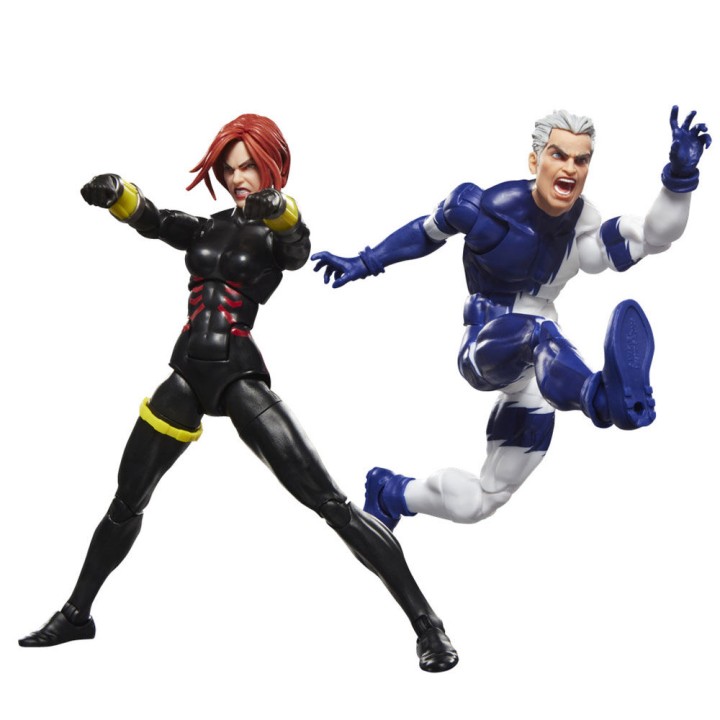 Set 2 Figuras Marvel Black Widow y Quicksilver Los vengadores Avengers Marvel 15cm
