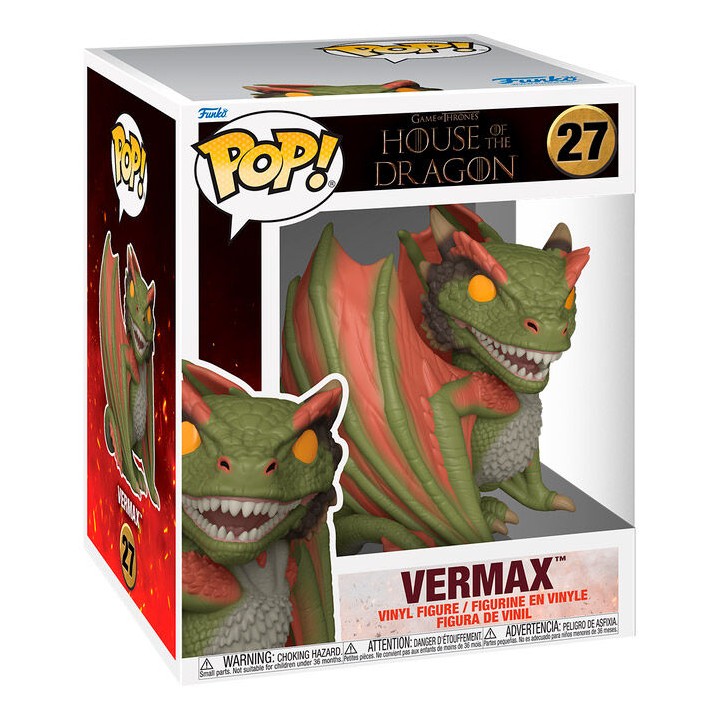 Figura POP Super La Casa del Dragon Vermax 13cm