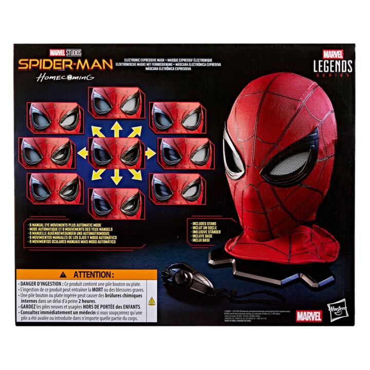 Mascara electronica Spider-Man: Homecoming Marvel Legends Series