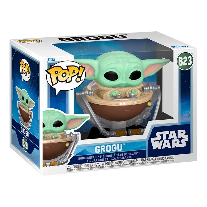 Figura POP Star Wars Mandalorian & Grogu - Grogu in Pram