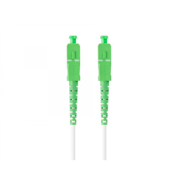 Lanberg FO-SASA-SS21-0200-WH cable de fibra optica 20 m SC/APC G.657.A2 Blanco