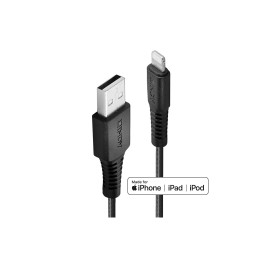 Lindy 31290 cable de conector Lightning 0,5 m Negro