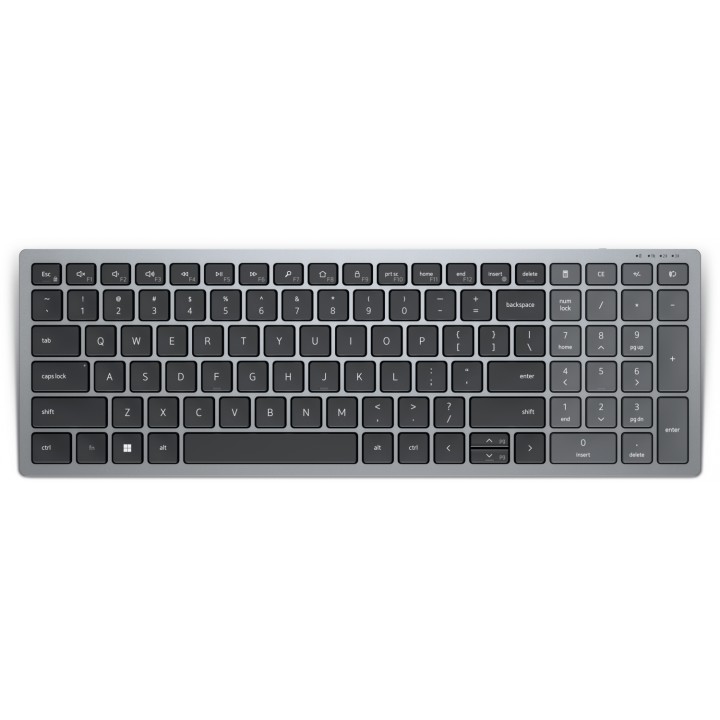 DELL KB740 teclado RF Wireless + Bluetooth QWERTY Español Gris, Negro