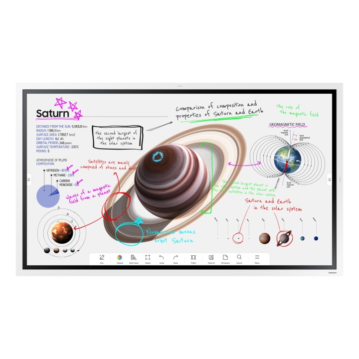 Samsung WM55B Pantalla plana para señalización digital 139,7 cm (55") VA Wifi 350 cd / m² 4K Ultra HD Blanco Pantalla táctil