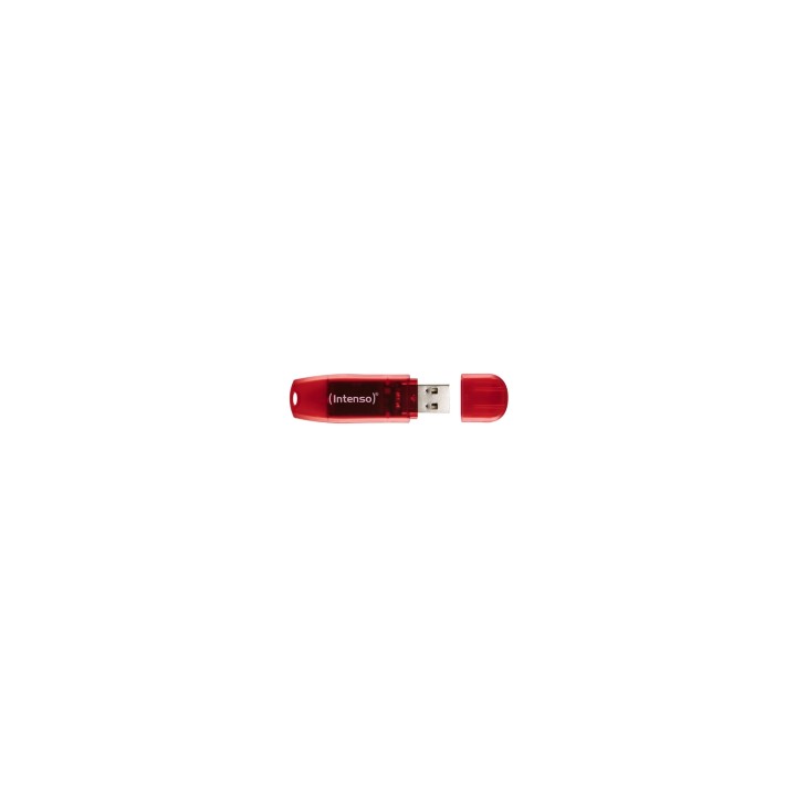Intenso Rainbow Line unidad flash USB 128 GB USB tipo A 2.0 Rojo, Transparente