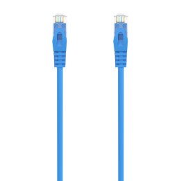 AISENS Cable de Red Latiguillo RJ45 LSZH Cat.6A 500 Mhz UTP AWG24, Azul, 30CM