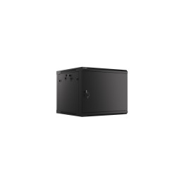 Lanberg WF01-6609-00B armario rack 9U Bastidor de pared Negro