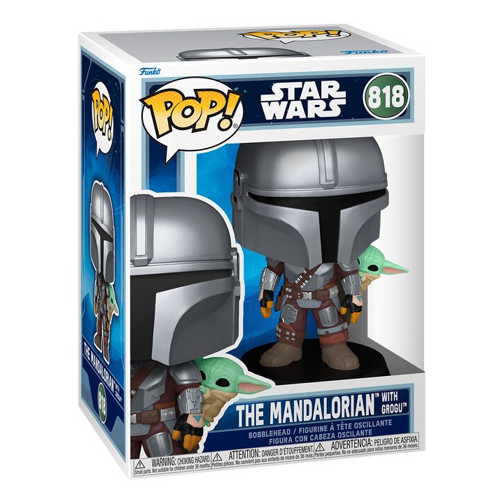 Figura POP Star Wars Mandalorian & Grogu - The Mandalorian with Grogu