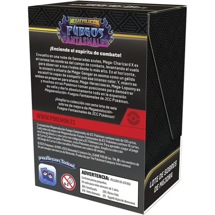Latino Booster Bundle Fuegos Fantasmales Cartas Pokemon