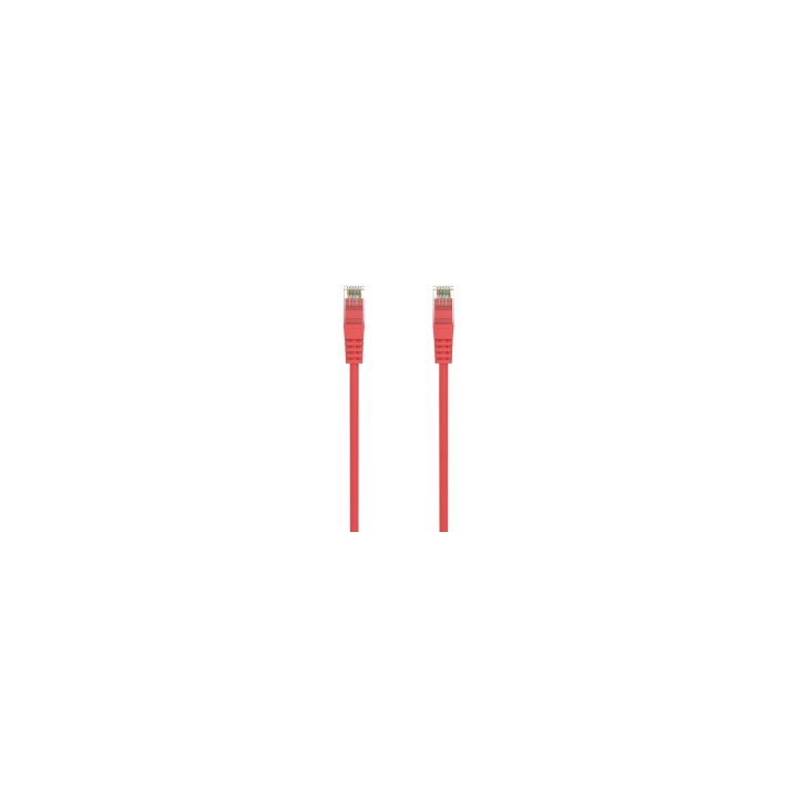 AISENS Cable de Red Latiguillo RJ45 LSZH Cat.6A 500 Mhz UTP AWG24, Rojo, 30CM