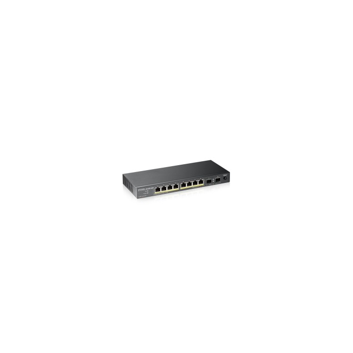Zyxel GS1100-10HP v2 No administrado Gigabit Ethernet (10/100/1000) EnergÍ­a sobre Ethernet (PoE) Negro