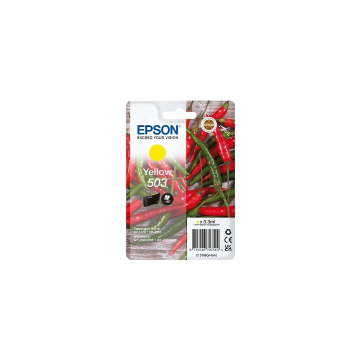 Epson 503 cartucho de tinta 1 pieza(s) Original Rendimiento estándar Amarillo