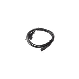 Lanberg CA-C7CA-11CC-0030-BK cable de transmisión Negro 3 m CEE7/16 C7 acoplador