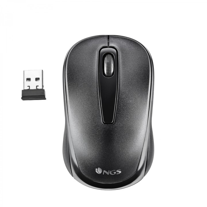 NGS EASY GAMMA ratón Ambidextro RF inalámbrico Í“ptico 1200 DPI