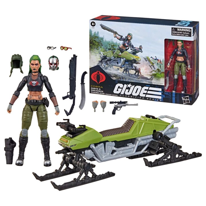 Figura Zanya and Dreadnok Chameleon Classified Series Cobra G.I. Joe 15cm