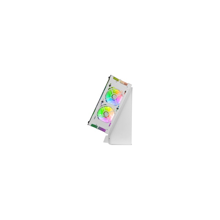 Mars Gaming MCB Blanco Caja PC Gaming ATX XL Edición Custom Premium Estructura Modular Doble Cámara