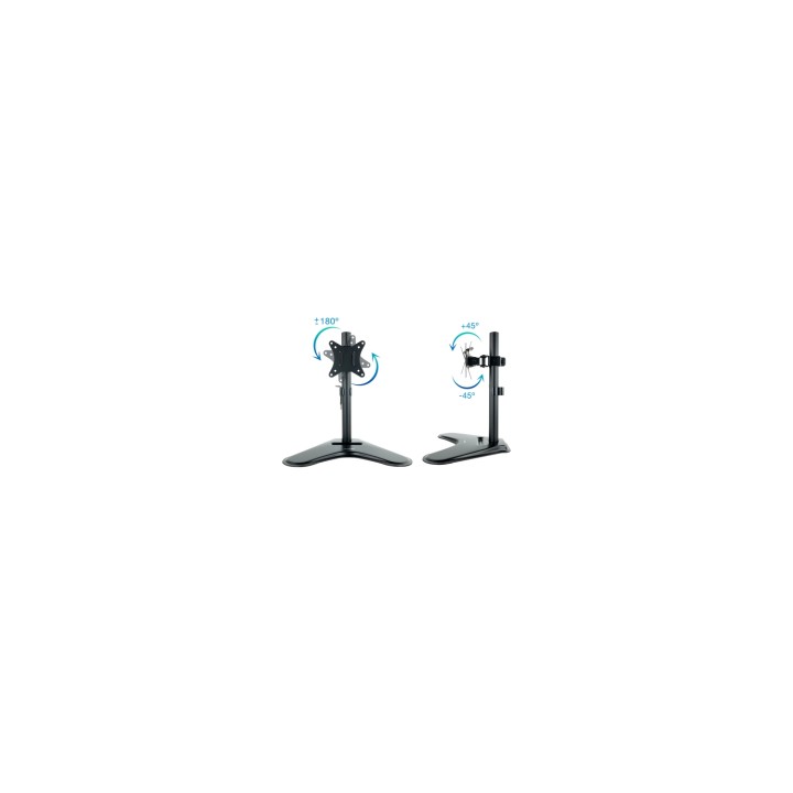 TooQ DB1701TN-B soporte para monitor 81,3 cm (32") Independiente Negro