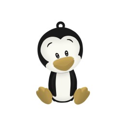 Celly PBPENGUIN batería externa Polímero de litio 2600 mAh Negro, Blanco, Amarillo
