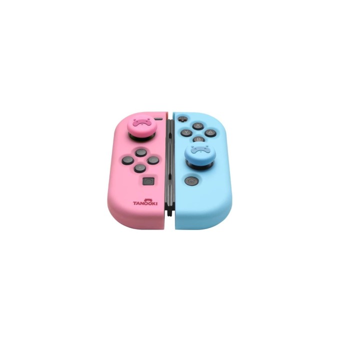 FR-TEC Tanooki Combo Pack Funda Silicona + Grips para Joy-Con de Nintendo Switch