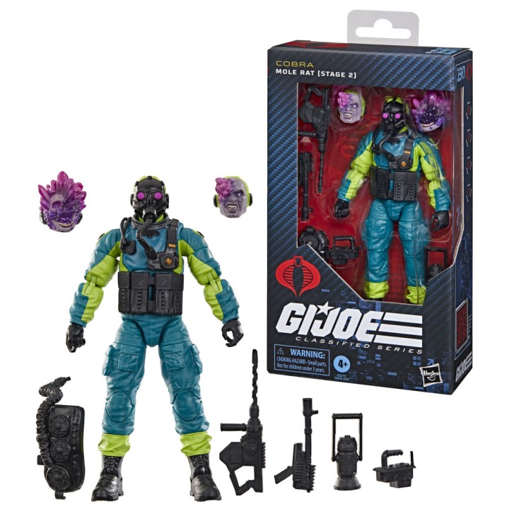 Figura Mole Rat Stage 2 Classified Series Cobra G.I. Joe 15cm