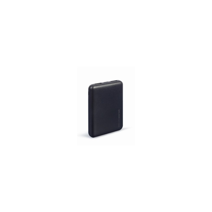 Gembird PB05-02 baterÍ­a externa PolÍ­mero de litio 5000 mAh Negro