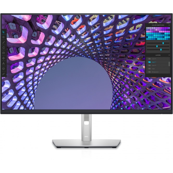 DELL P Series P3223QE 80 cm (31.5") 3840 x 2160 Pixeles 4K Ultra HD LCD Negro, Plata
