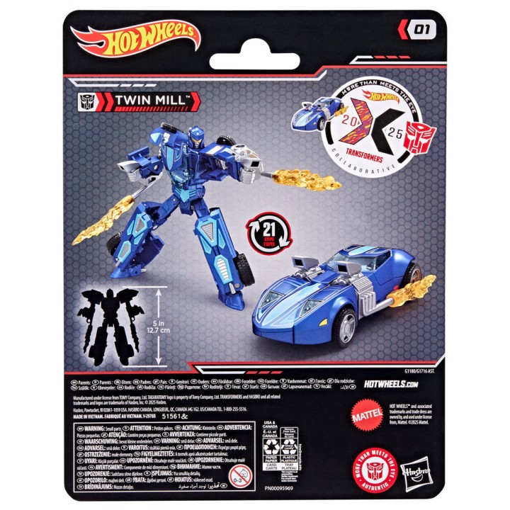 Coche Twin Mill Transformers Hot Wheels