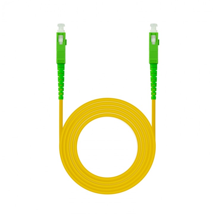 Nanocable 10.20.0005 cable de fibra optica 5 m SC/APC G.657.A2 Amarillo