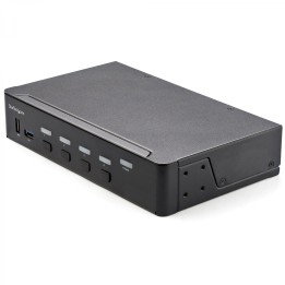 StarTech.com Switch Conmutador KVM de 4 Puertos HDMI 2.0 4K para 1 Monitor - VÍ­deo de 4K y 60Hz Ultra HD - HDR - Hub Ladrón