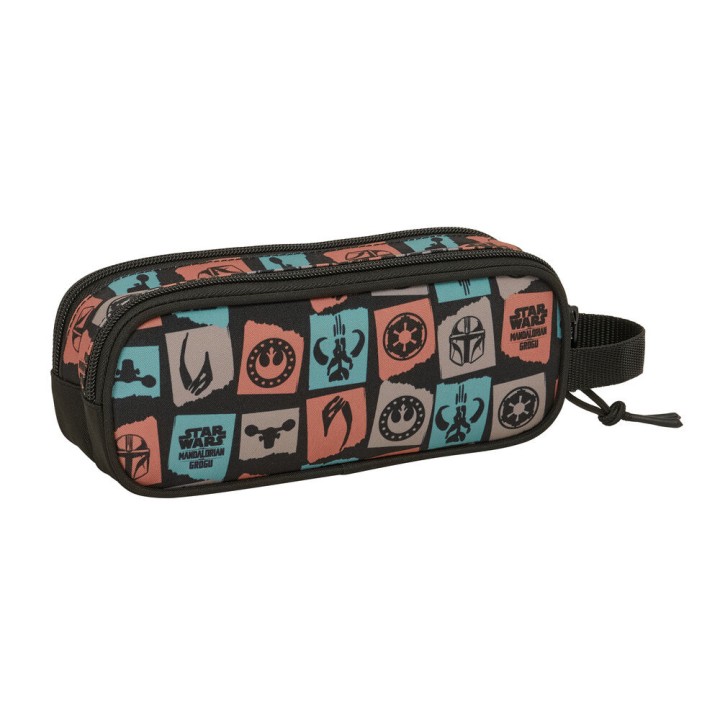 Portatodo Mandalorian & Grogu Star Wars doble