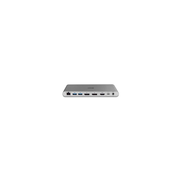 Lindy DST-Pro 5K Alámbrico USB 3.2 Gen 1 (3.1 Gen 1) Type-C Plata