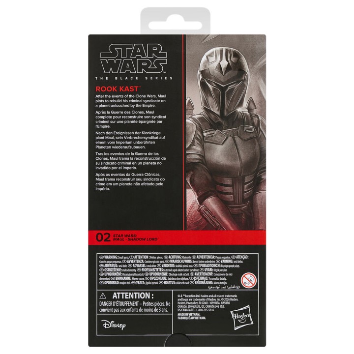 Figura Rook Kast Maul Shadow Lord Star Wars 15cm