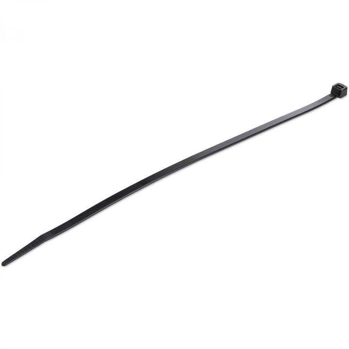 StarTech.com Bridas de 25cm para cables - 4 mm de ancho, 68 mm de diámetro, soportan 22 kg de tensión, de nylon, cierre